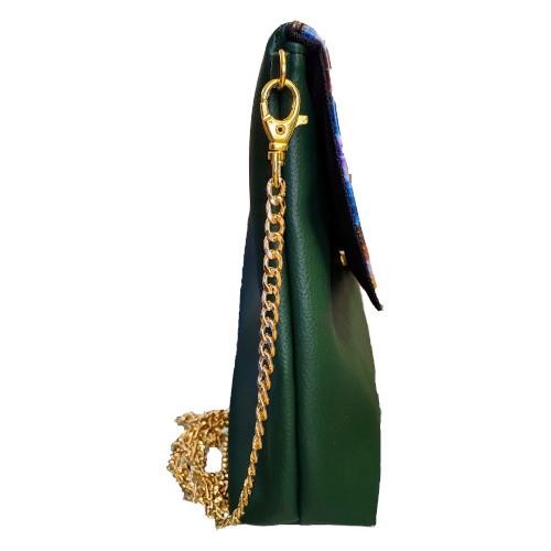 Monia Romanelli boutique flap bag mr style verde DIS 5488 2